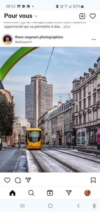 Studio Rdc Calme Avec Parking Ferme Pres Autoroute Et Tram C Miluza Zewnętrze zdjęcie